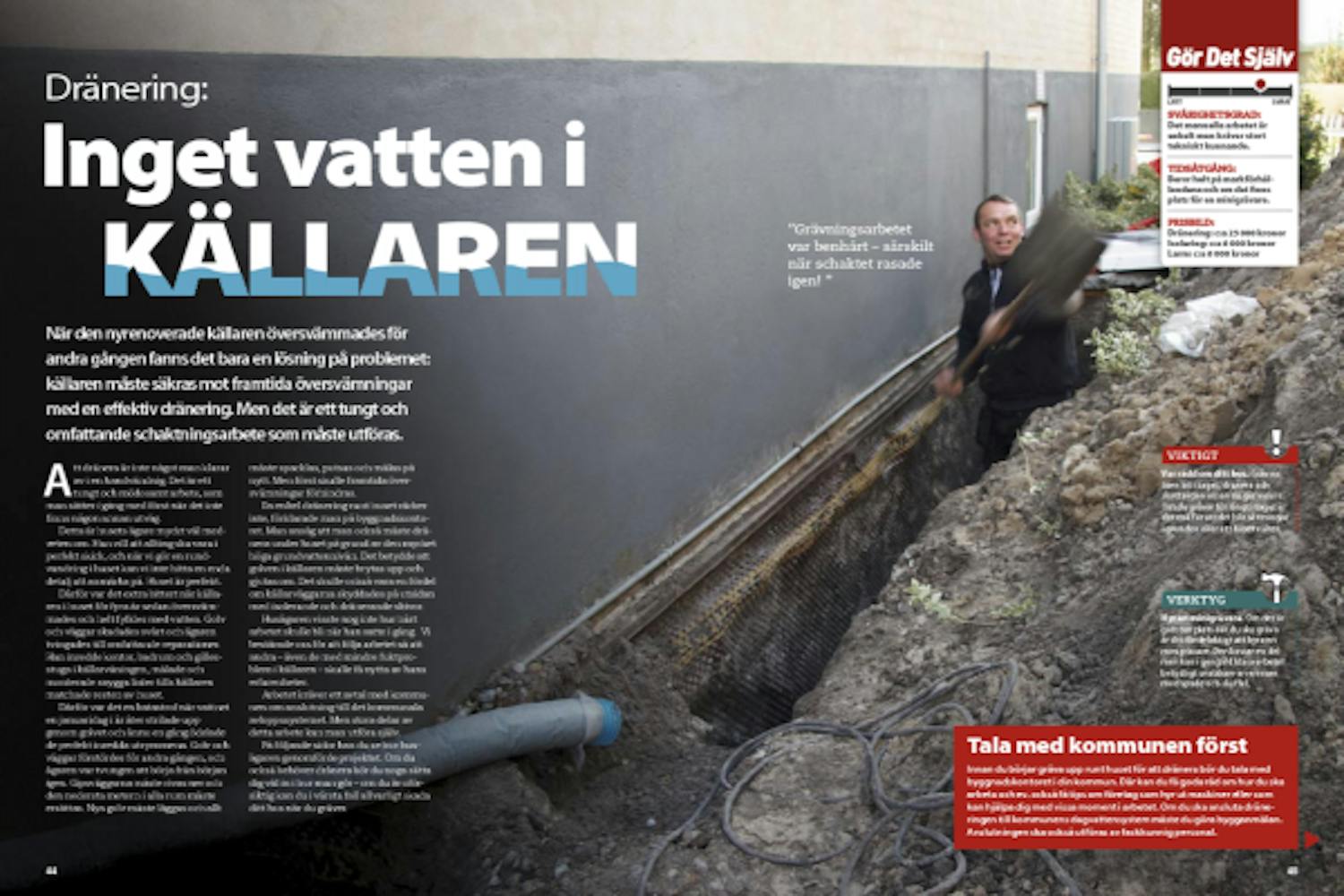 Dränering källare Dränering källare